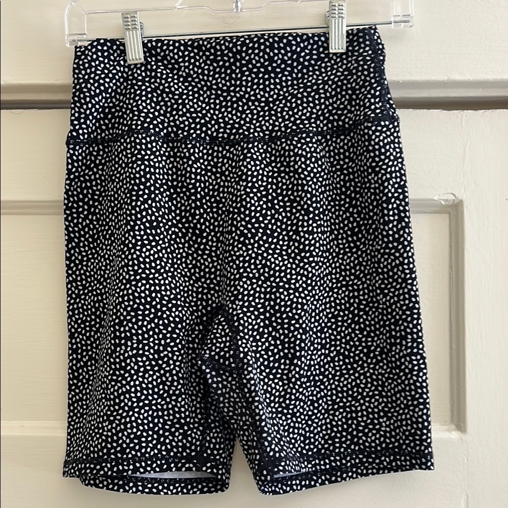 BuffBunny Black and White Athletic Shorts